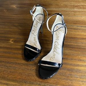 Sam Edelman Black Patent Leather Stilettos